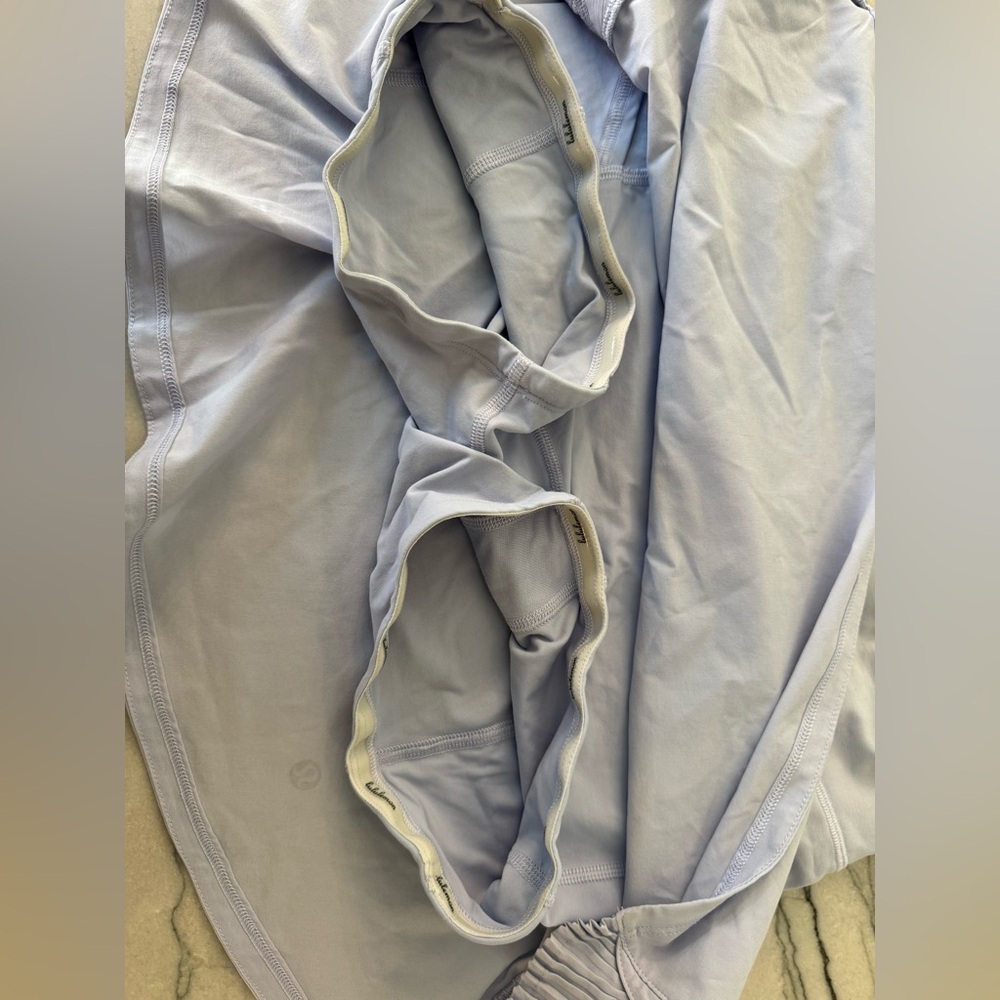 Lululemon Play Off The Pleats Tennis Skort Skirt/ light blue/size 6 - Picture 8 of 9
